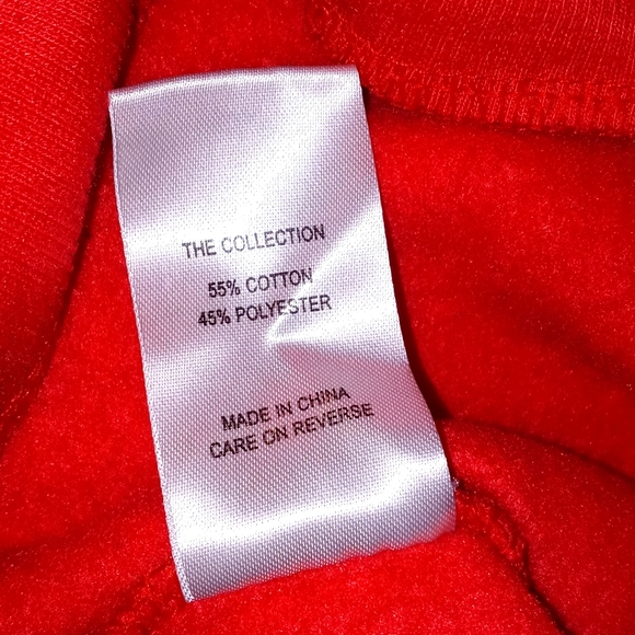 ReD/white/black "BOSS🖤" drawstring HOODIE & SWEATPANTS by: AQ SPORT Size: L - Picture 12 of 12